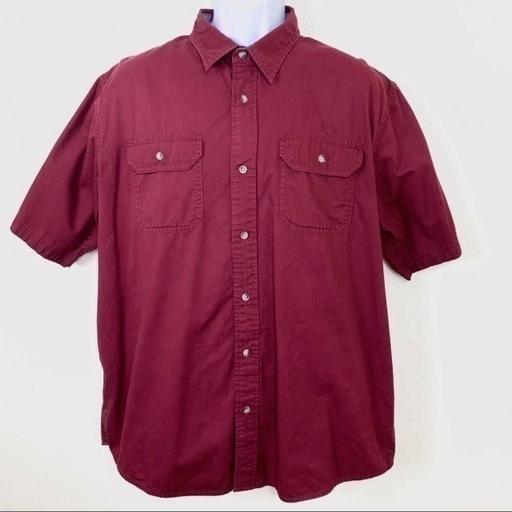 Wrangler Men’s shirt Red buttons down Large
